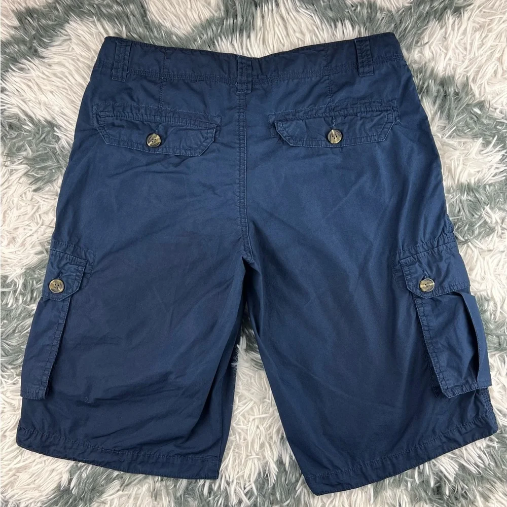 Tommy Hilfiger Kids Boy's Navy Blue Cargo Shorts Size 20 Light Weight